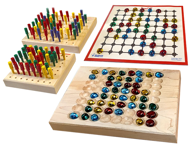 The published BoxOff set and its Kickstarter campaign page